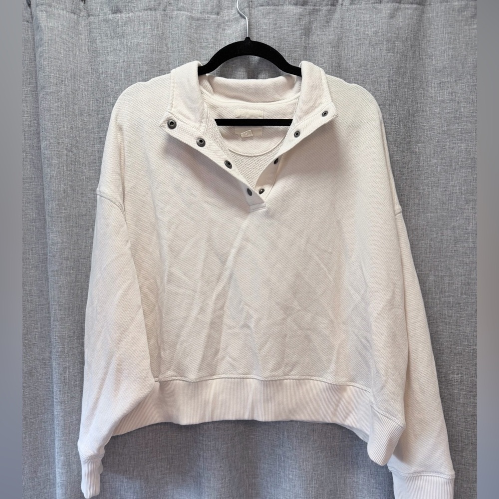 American Eagle Outfitters Cream Knit Top XL